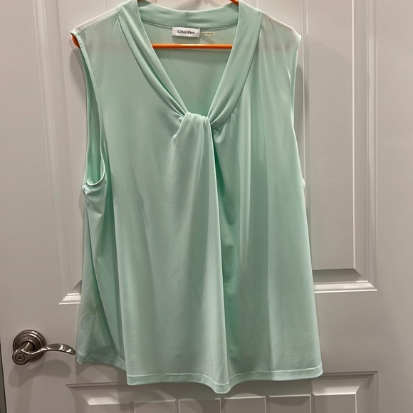 Calvin Klein Tops Calvin Klein 2x Mint Green Sleeveless Shirt
